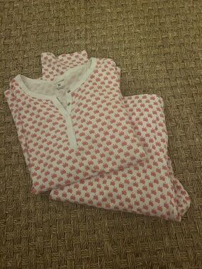 Anthropologie Roller Rabbit White Pajama Set with Butterflies